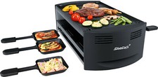 Steba RC 6 Raclette | Grill | Pizza Funktion | getrennt schaltbare Heizspiralen