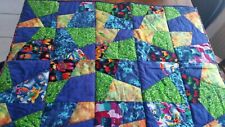 Patchwork Katzen Quilt Handarbeit 76 x 94 cm 
