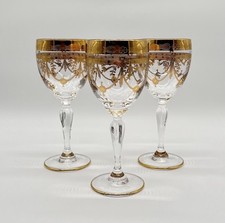 3 Vintage Murano Weingläser