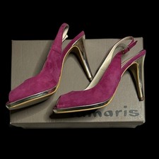 Tamaris rosa Wildleder Open