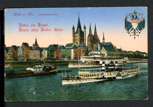 Köln rhein mit - köln, raddampfer