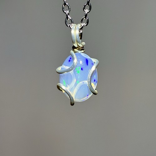 Halskette mit welo - halskette, opal
