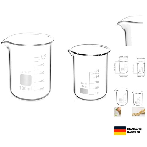 Abgestufte messbecher glas set - abgestufte,