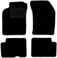 Schwarze Velours-Fußmatten