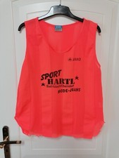 Leibchen Herren Fußball JAKO SENIOR orange mit starken Gebrauchsspuren