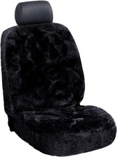 Autositzbezüge Lammfell Auto Sitzbezüge Lammfellbezug Sitzbezug Schwarz