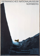 Poster Plakat - Germanisches Nationalmuseum Nürnberg - Kunst Vintage Siebdruck