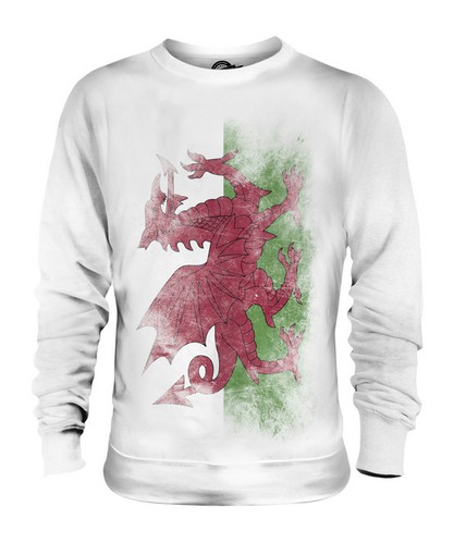 Wales verblichen flagge unisex - verblichen,