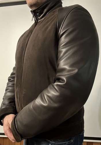 Ermenegildo zegna lederjacke - zegna,