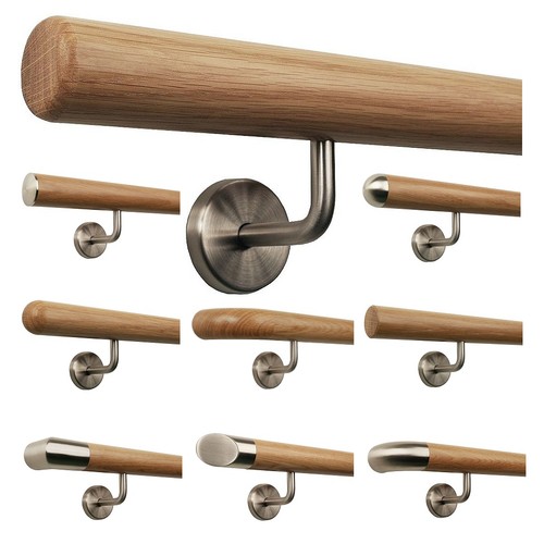 Handlauf geländer holz eiche - handlauf,