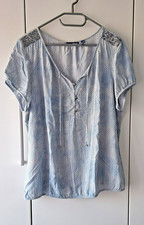 Damen Bluse Kurzarm Gr. 46