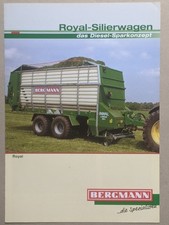 BERGMANN ROYAL Silagewagen Ladewagen Prospekt Traktor Bulldog Schlepper