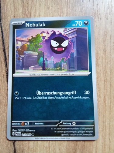 Pokemon karte nebulak deutsch - nebulak,