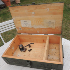 Große alte Stabile Militär- DDR-Holzkiste von 1972-Dachbodenfund