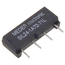SIL241-A7271L SIL-Reed-Relais 24V= 1xEIN 2000 Ohm ohne Diode SIA24-2K