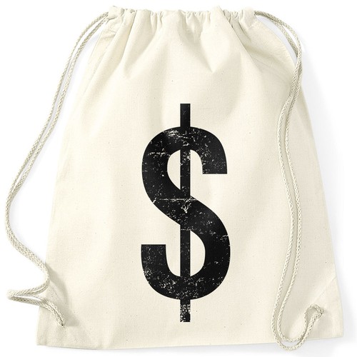 Turnbeutel dollar zeichen - turnbeutel,