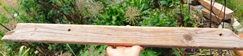 Schön gemasertes langes - ,