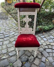 Gebetstuhl aus Holz ca. 1880 - neogotischer Stil - sehr schönes Stück