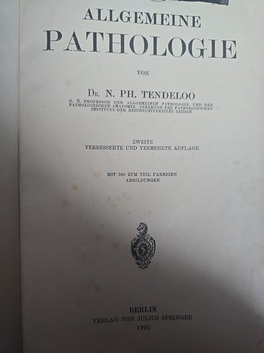 Allgemeine pathologie von - allgemeine,