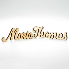 Schriftzug Personalisiert Holz