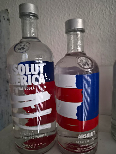 Absolut vodka flaschen - absolut, 2x