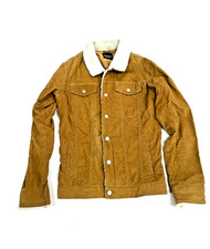 boohooMan; Cordjacke; Gr.M; Braun; Herren