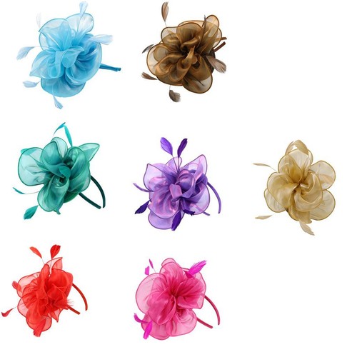 Künstlicher blumen fascinator - künstlicher,