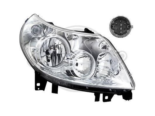 Scheinwerfer rechts mit - , motor