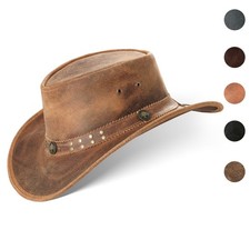 Western cowboy leder - western, busch