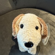 VINTAGE Ty Beanie Babys RUFUS mit Original Etikett 2000 BEANIE BABY HUND Neu