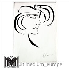 Original Tuschezeichnung