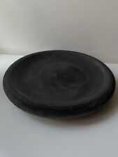 Holz Deko Schale Teller Platte Shabby Skandi Impressionen Grau Tablett