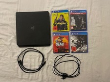 ps4 konsole slim 500gb - mit Spielen - ohne Controller - ohne OVP