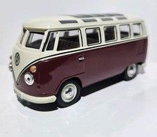 Schuco H0 1:43 Modellauto PKW VW T1 SAMBA BUS BULLI WEIN ROT WEISS MODELLAUTO