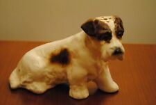 Porzellan Rauchverzehrer Hund, Terrier, Schäfer & Vater, Duftlampe, Lampe, alt