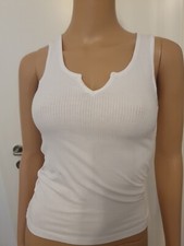 Damen Top T-Shirt Gr.34-36 von Lascana Weiß 