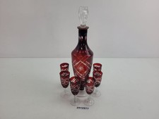 Likörservice Likörkaraffe 6x