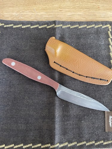 Custom edc fixed damasteel - edc,