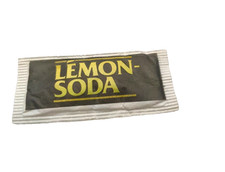 Lemon - Orang Soda ITA  Zuckerpäckchen für Sammler Andenken ungeöffnet Werbung