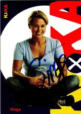 Original Autogramm Singa Gätgens KIKA /// Autogramm Autograph signiert si 337566