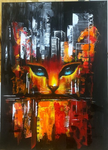 Acrylbilder handgemalt - acrylbilder,