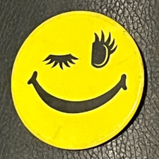 VINTAGE Pin Anstecker SMILEY