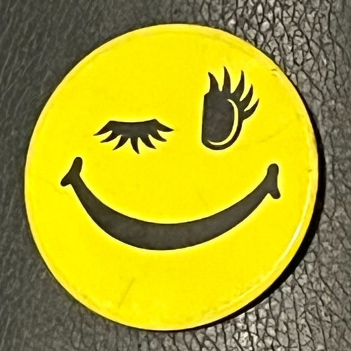 Vintage pin anstecker - vintage, smiley