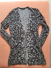 Monari Long-Strickjacke, Leoparden-Look, Gr. 38, GUTER ZUSTAND!!!