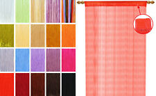 Fadenvorhang Vorhang Fadengardinen Store Gardinen Türvorhang 90cm x 245 cm Neu