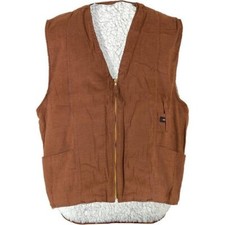 Arbeitsweste Cordweste braun mit hellem Webfell, 1875 Gr. 4XL