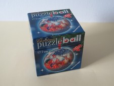 RAVENSBURGER Christmas Puzzle Ball, 60 Teile, rund 7 cm, Rentierschlitten