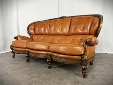 Chippendale ledersofa barock - chippendale,