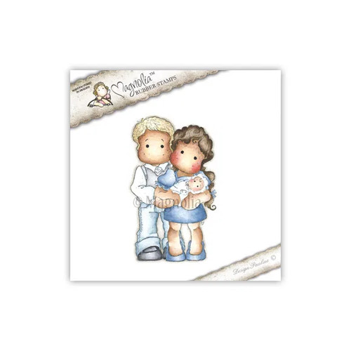 Gummi stempel magnolia - gummi-stempel,