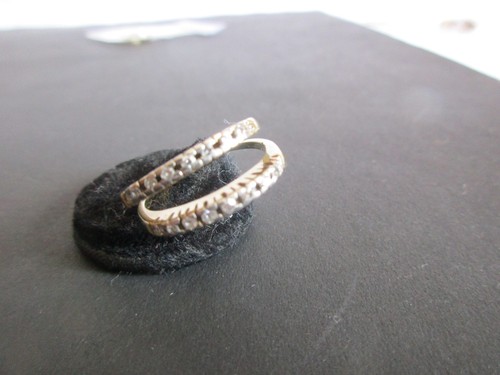 Goldring diamanten ring - 2x,